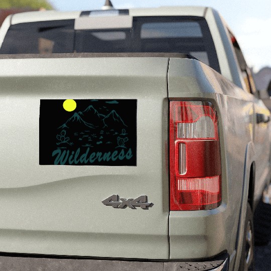Wilderness Hiking Nature Lover Car Magnets