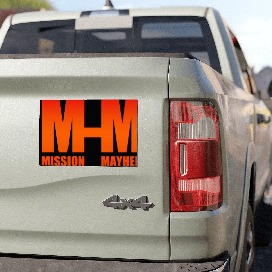 Mission Mayhem Car Magnets