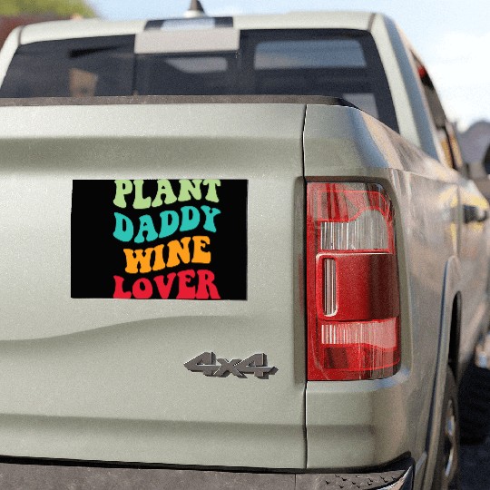 Plant Daddy Wine Lover Iii Car Magnets