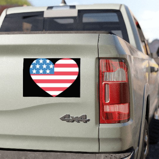 Heart America Car Magnets