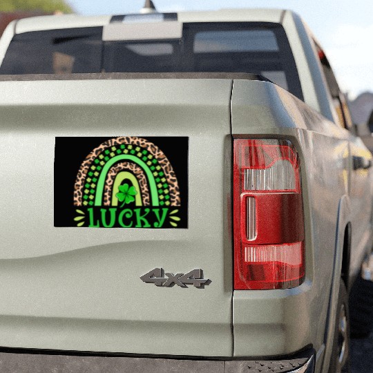 St Patricks Day Lucky Shamrock Shenanigans Car Magnets
