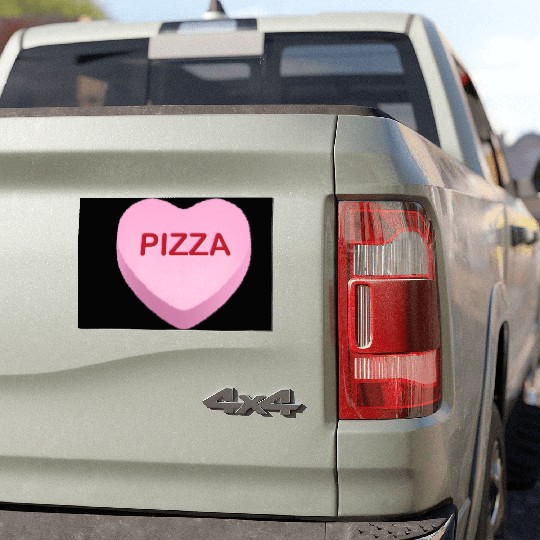 Pizza Candy Heart Car Magnets