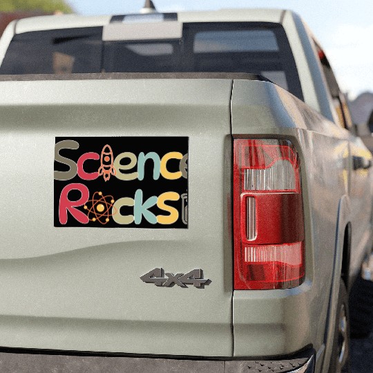 Science Rocks Science Teacher Chemistry Car Magnets