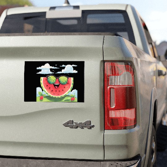 Cute Watermelon Party Summer Melon Fruit Car Magnets