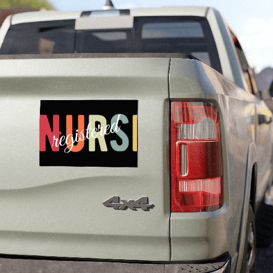 Nurse registered Car Magnets