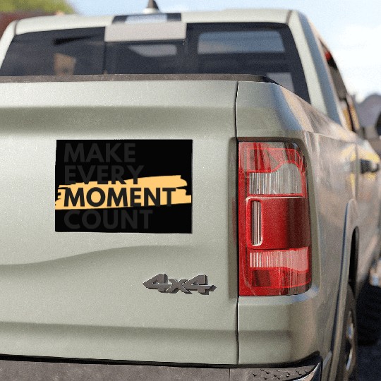 Make every moment count | Motivation & growth Car Magnets
