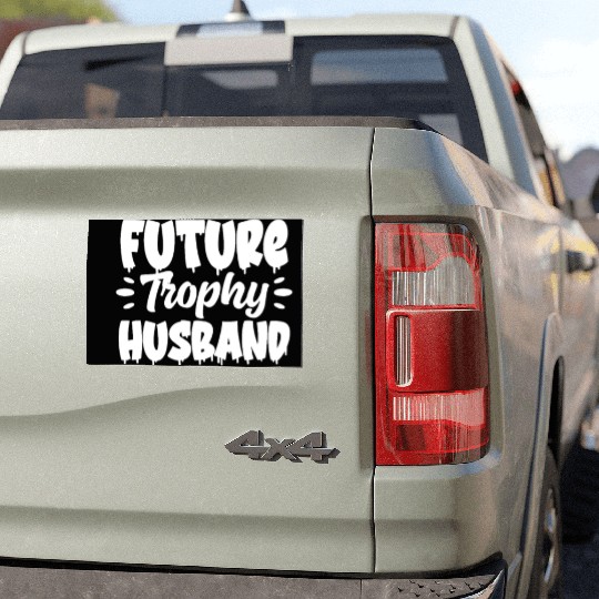 Future Trophy Husband Car Magnets