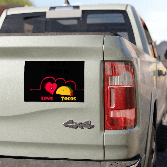 Love Tacos Car Magnets