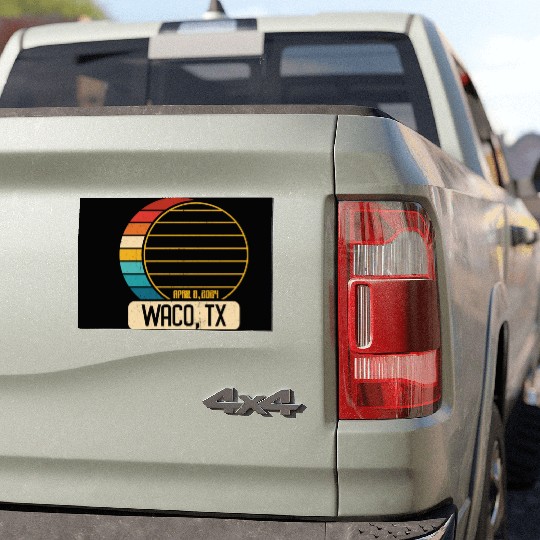 Total Solar Eclipse Texas Waco April 28 2024 Car Magnets