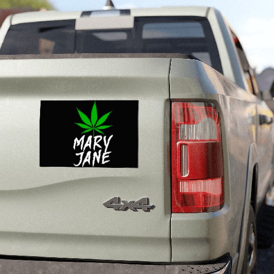 Mary Jane Kush Car Magnets