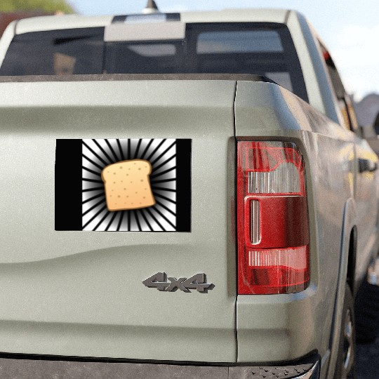 Butter Toast Slice Toaster Bread Breakfast Food Car Magnets