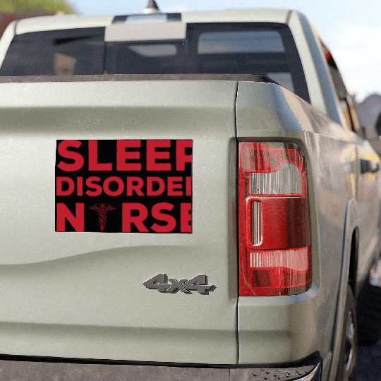 Sleep Disorder Nurse Car Magnets Sleep Nurse