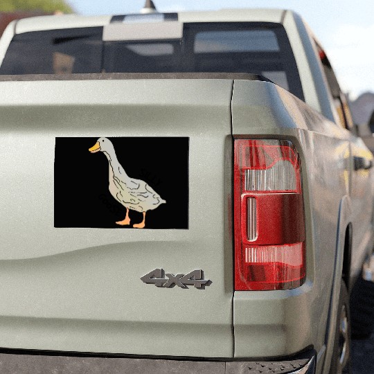 Playful Silly Goose Delight Car Magnets