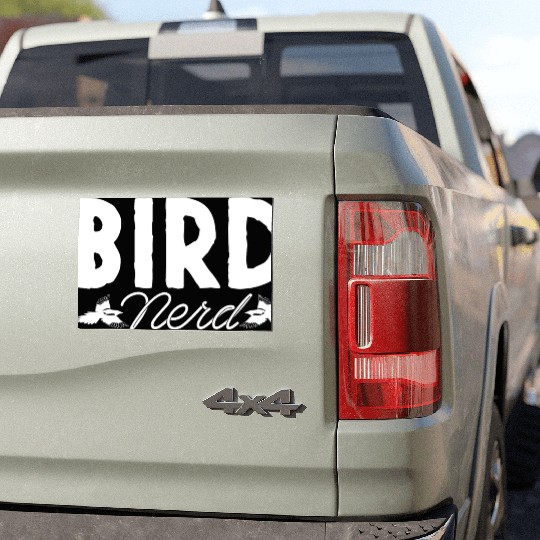 Bird Nerd Joke Birds Lover Budgie Parrot Heron Car Magnets