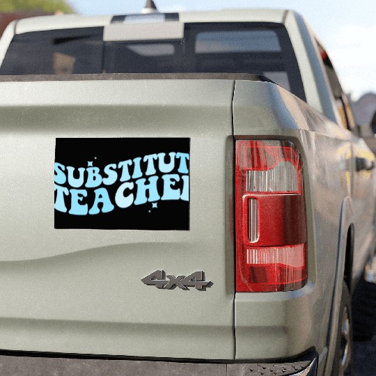 Substitute Teacher Back To School Sub Teacher Car Magnets