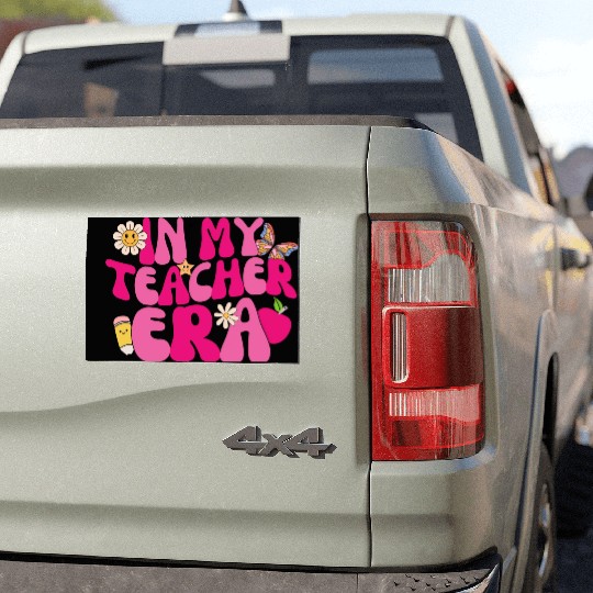 in my teacher Era Car Magnets