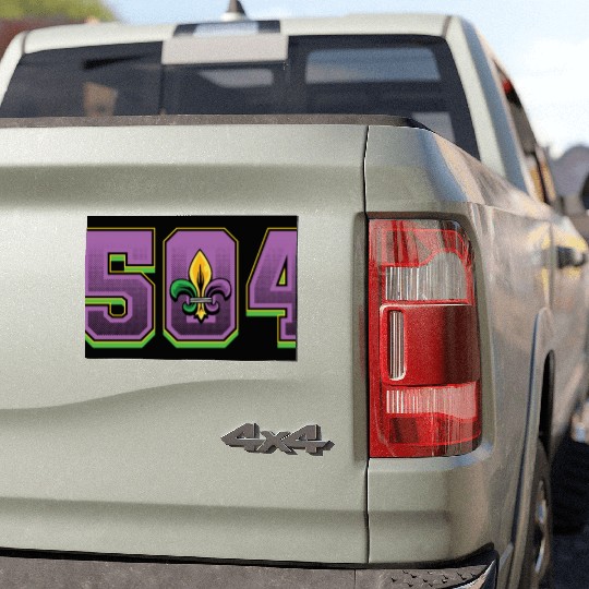 504 Mardi Gras Car Magnets