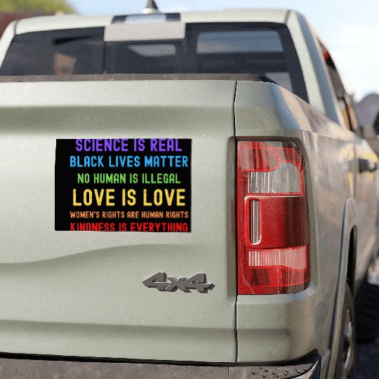 Science Is Real Black Lives Matter Car Magnets
