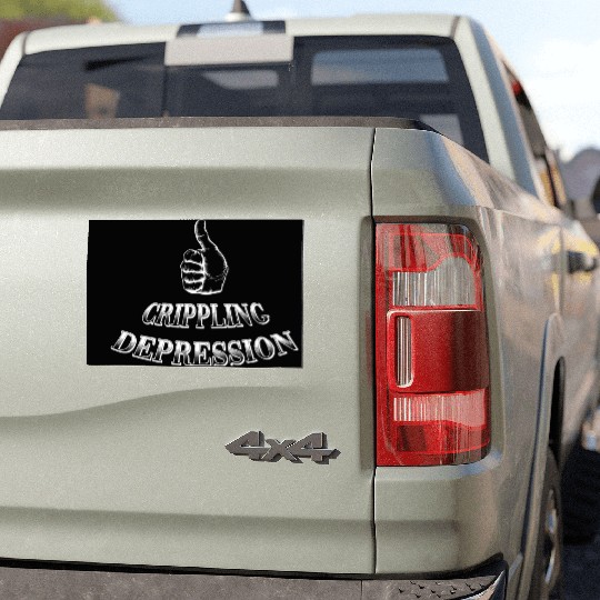Crippling Depression Car Magnets