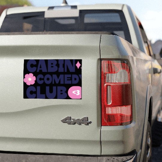 Cabin Comedy Club Car Magnets