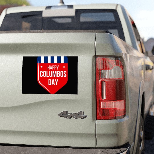 Columbus Day Celebration:Explore, Discover Car Magnets