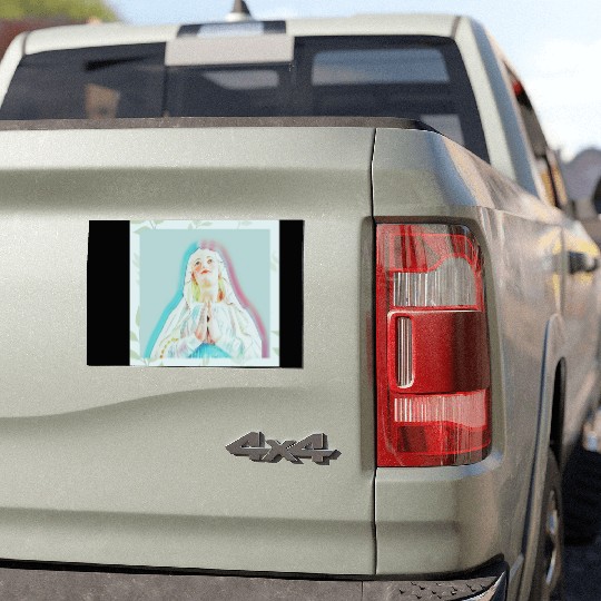 Virgin Mary Praying Car Magnets