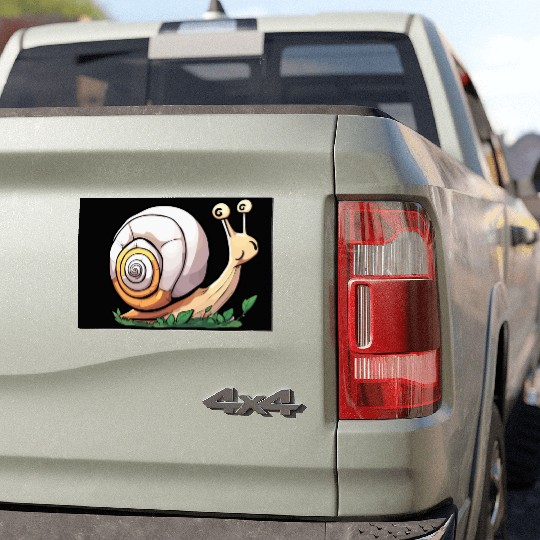 Snail / Animal / Slimy / Meadow / Grass / Pet Car Magnets