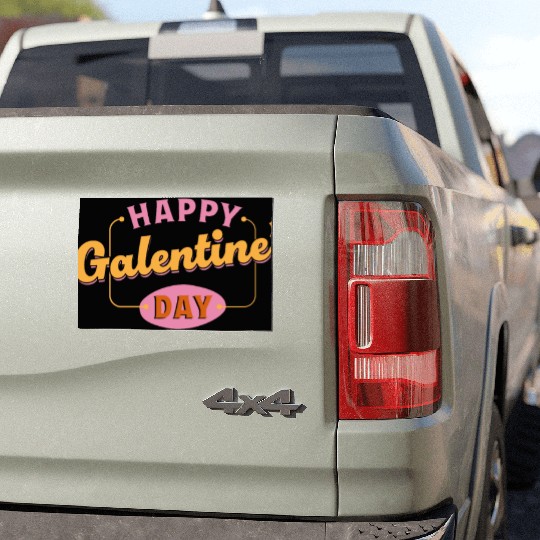 Be My Galentine. Galentine's Day Car Magnets
