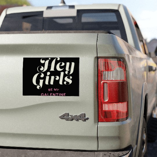 Be My Galentine. Galentine's Day Car Magnets