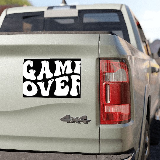 Game over Car Magnets