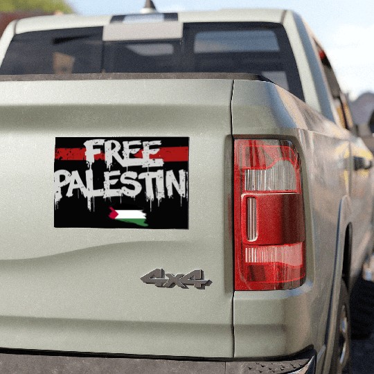 graffiti free palestine Car Magnets