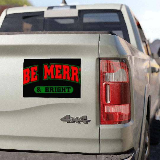 Be Merry and Bright. Car Magnets