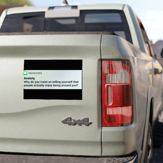 Anxiety Car Magnets