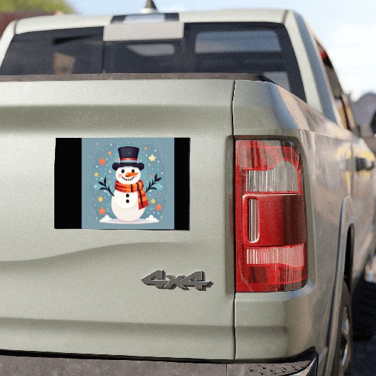Snowman Car Magnets