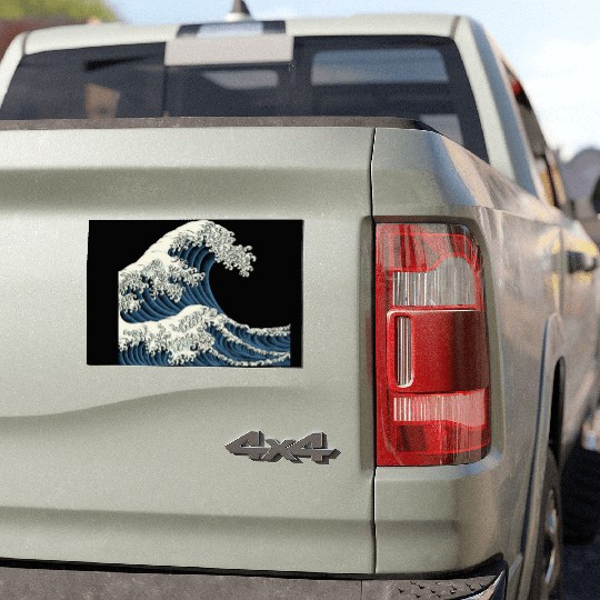 Japanese Kanagawa Wave JDM Car Magnets