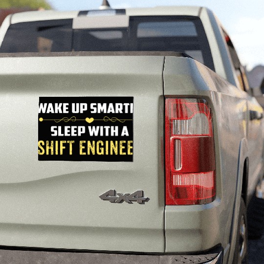 Wake Up Smarter Sleep With A SHIFT ENGINEER Car Magnets
