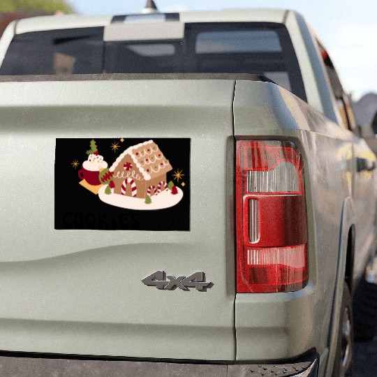 Sweet Indulgence" Cookie Design Car Magnets