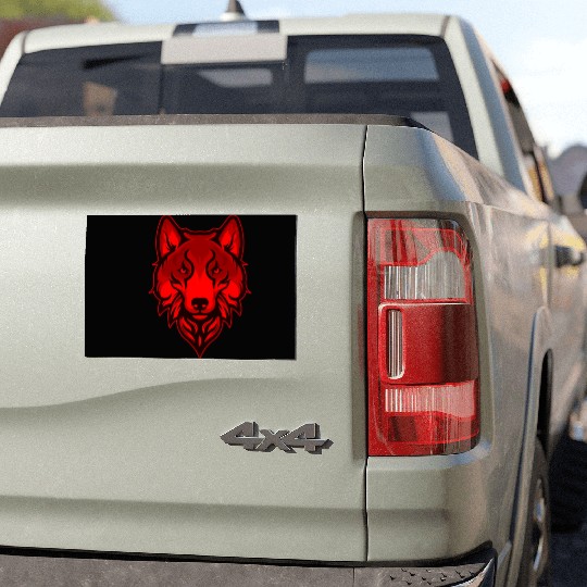 Wild Wolf. Car Magnets