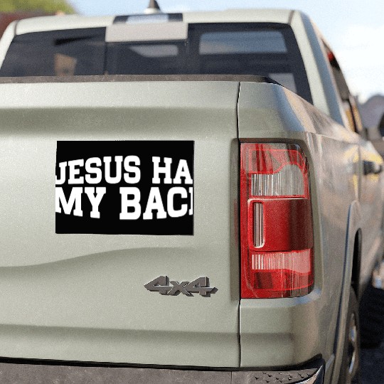 Jesus Has My Back 18 Car Magnets