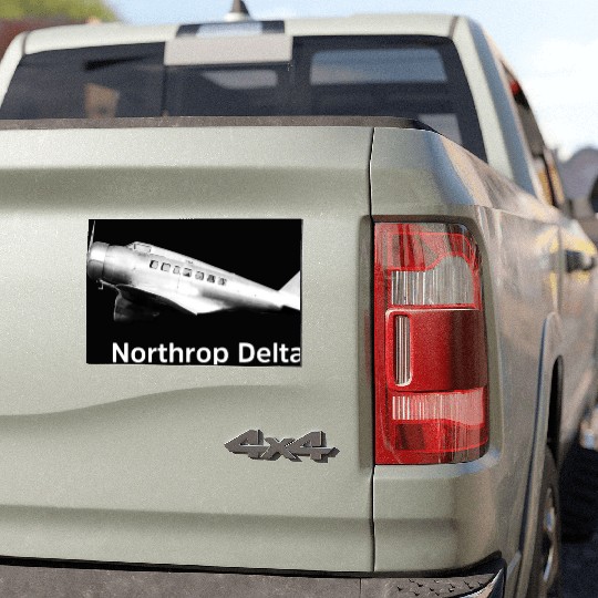 Northrop Delta Aircraft Car Magnets