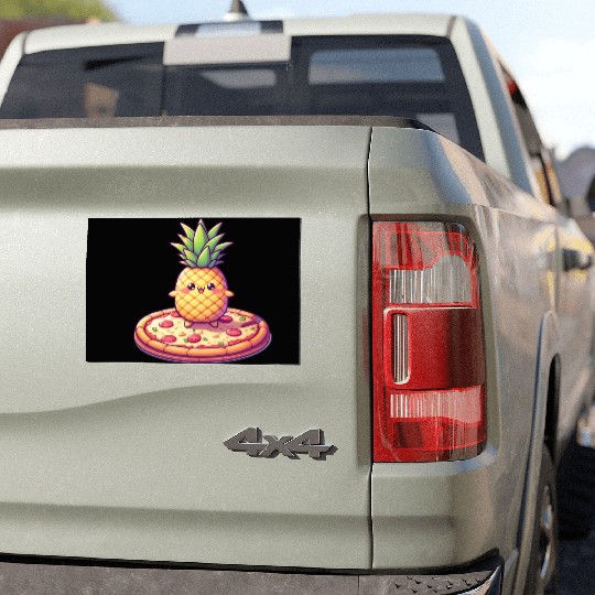 Pineapples on a pizza Car Magnets