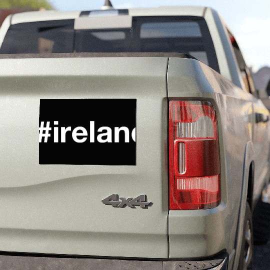 IRELAND Hashtag Car Magnets