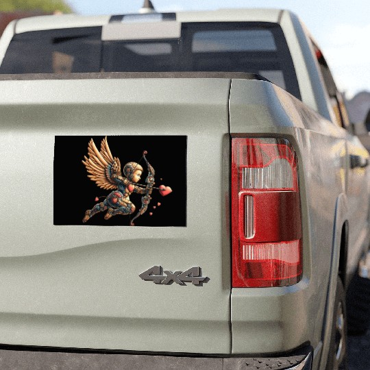 Robo Cupid Car Magnets
