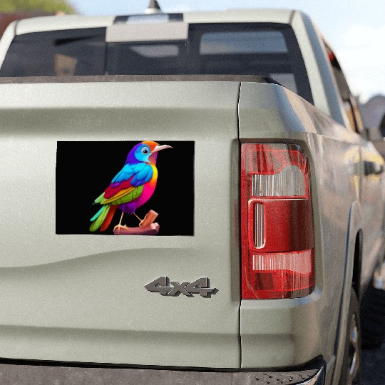 color bird animal Car Magnets