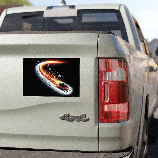 Sledding Snow Sled Winter Sport Winter Outdood Car Magnets
