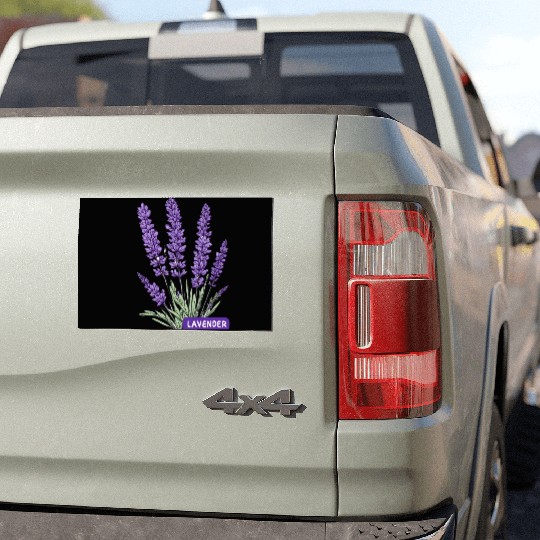 Lavender - Pot Label Car Magnets