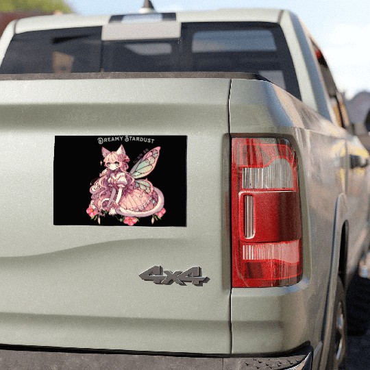 Enchanted Dreamy Stardust-A Cat Fairycore Fantasy Car Magnets