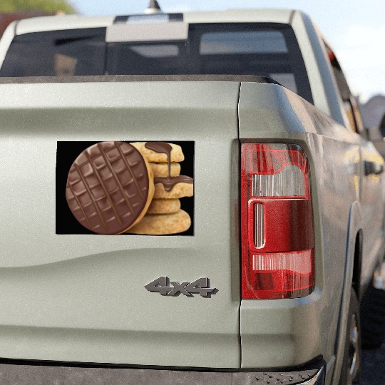 Milk Chocolate Digestive Biscuits Car Magnets