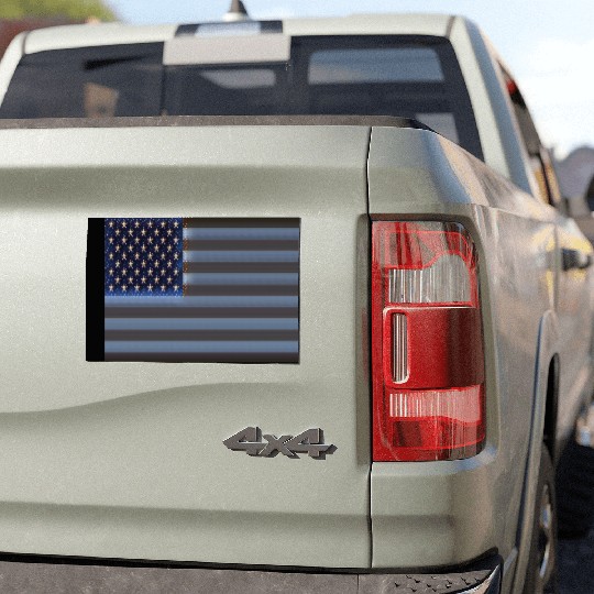 USA Flag with Space Stars & Stripes design Car Magnets