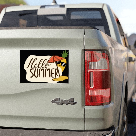 Summer vibes Car Magnets